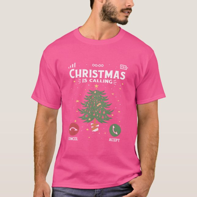 Weihnachtsfamilie T-Shirt (Vorderseite)