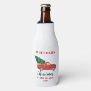Weihnachtsfamilie Wiedersehen Jährliches Party Cus Flaschenkühler