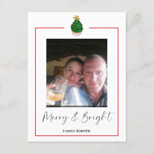 Weihnachtsfamilien Foto Urlaub Postkarte