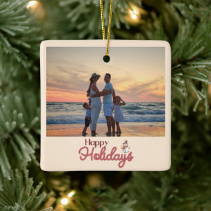 Weihnachtsfamilien Wasserfarbenfreunde Keramikornament