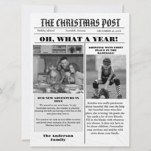 Weihnachtsfamilienzeitung + Jahr im Foto Einladung