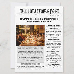 Weihnachtsfamilienzeitung + Jahr im Foto Einladung