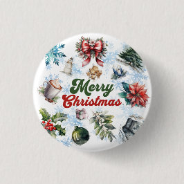 Weihnachtsfarbe Button