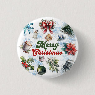 Weihnachtsfarbe Button