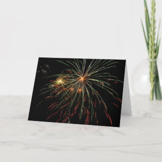 Weihnachtsfarben Feiertagskarte