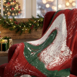 Weihnachtsfarben Flüssig-Marmor Festliches Design Decke