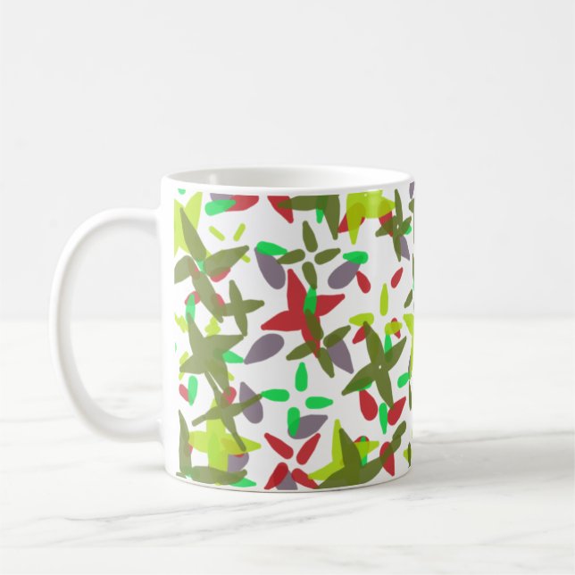 Weihnachtsfarben Kaffeetasse (Links)