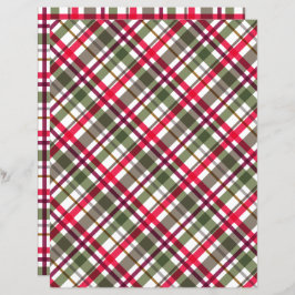 Weihnachtsfarben Kariert