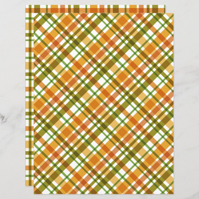 Weihnachtsfarben Kariert (Vorne/Hinten)