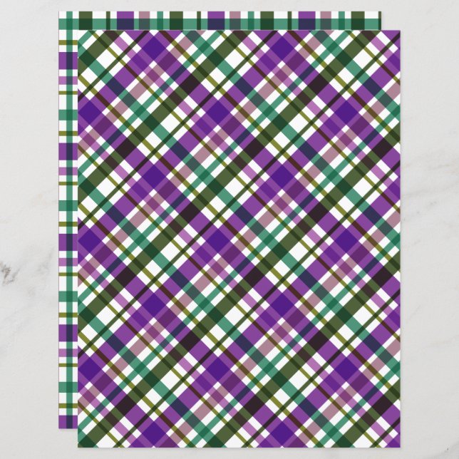 Weihnachtsfarben Kariert (Vorne/Hinten)