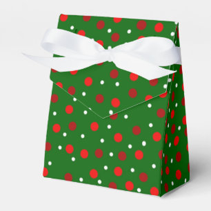 Weihnachtsfarben Pok A Dots Zelt Gefallen Box Geschenkschachtel