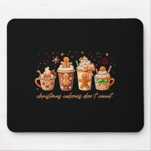 Weihnachtsfarben zählen nicht Lebkuchenmänner Heiß Mousepad