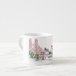 Weihnachtsfarm-Espressotasse Espressotasse