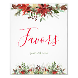 Weihnachtsfavoriten-Zeichen Fotodruck