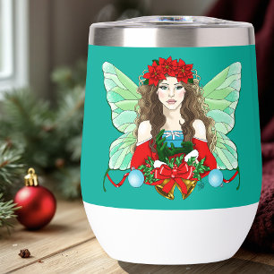 Weihnachtsfee Fantasy Stechpalme Glocken Weihnacht