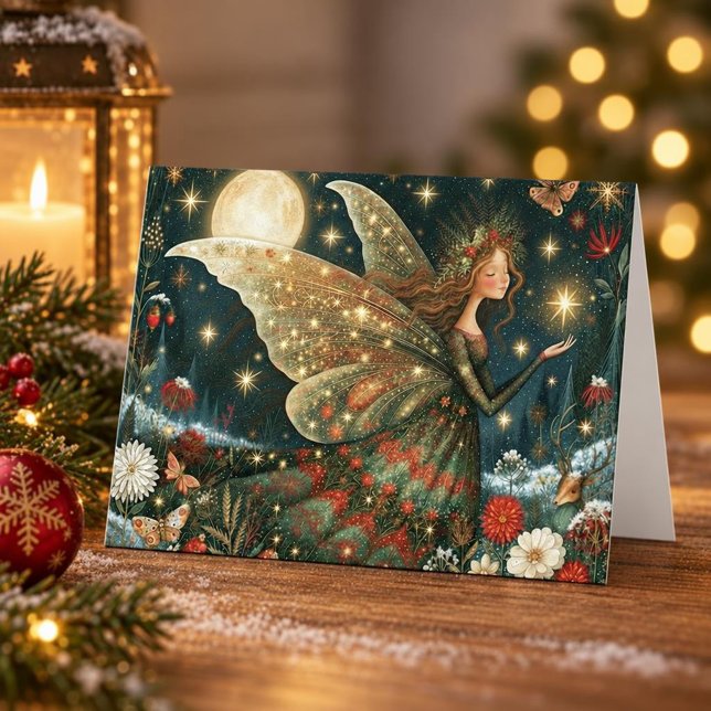 Weihnachtsfee Feiertagskarte (Von Creator hochgeladen)