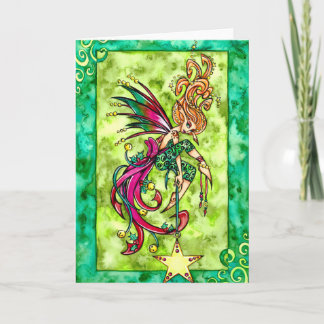 Weihnachtsfee-Karte Feiertagskarte