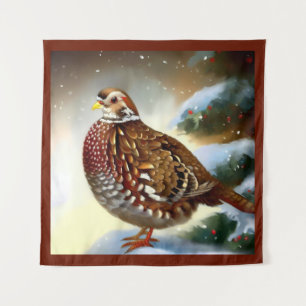 Weihnachtsfeier 1 wandteppich
