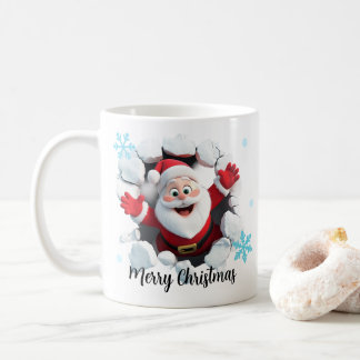 Weihnachtsfeier 3D-Tasse Kaffeetasse