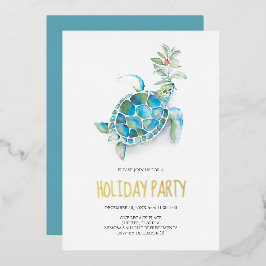 Weihnachtsfeier am Strand Einladung