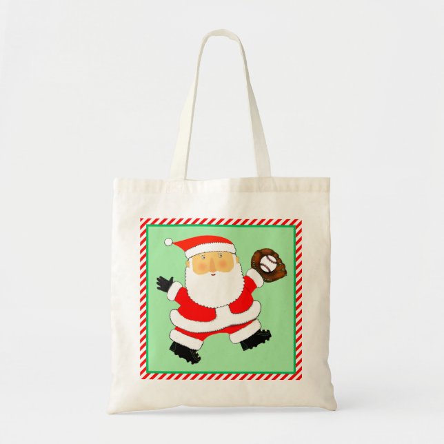 Weihnachtsfeier Baseball Tragetasche (Vorne)