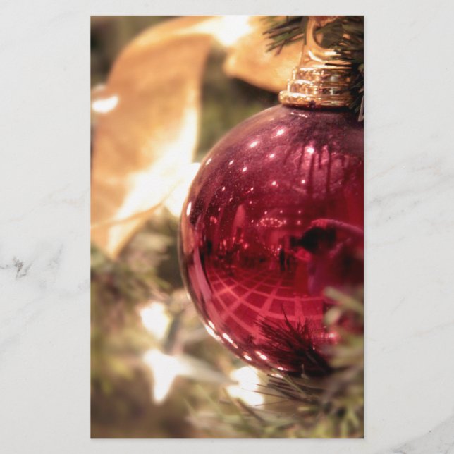 Weihnachtsfeier Briefpapier (Vorderseite)