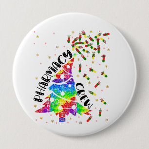 Weihnachtsfeier Crew Funny Xmas Apotheker Geschenk Button
