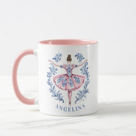 Weihnachtsfeier Damask Ballerina Tasse