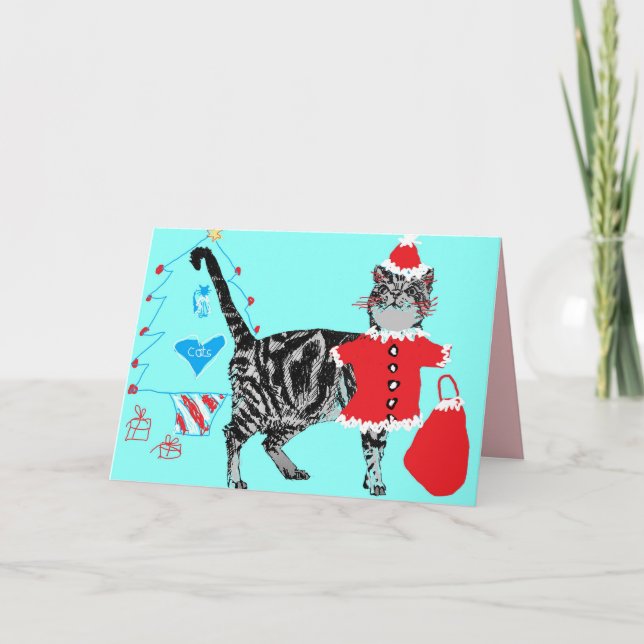 Weihnachtsfeier Der Mensch und die Weintrauben Karte (Vorderseite)