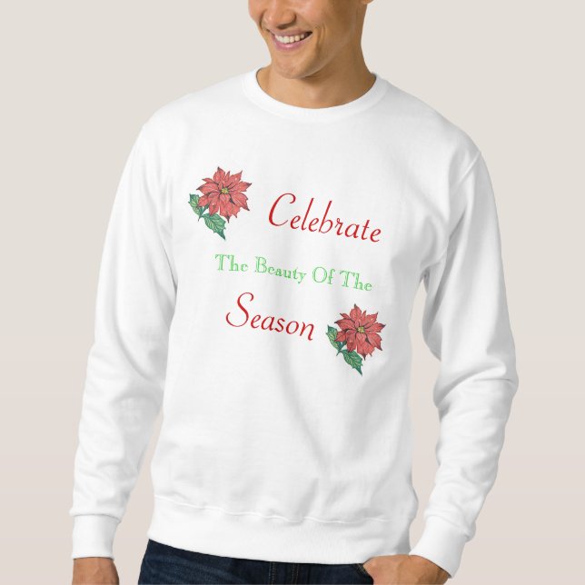 Weihnachtsfeier Design Ladys Sweatshirt (Vorderseite)