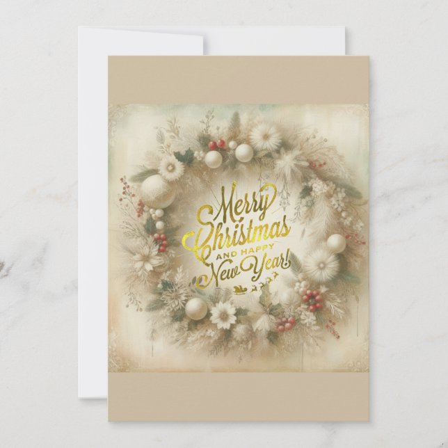 Weihnachtsfeier Einladung (Vorderseite)