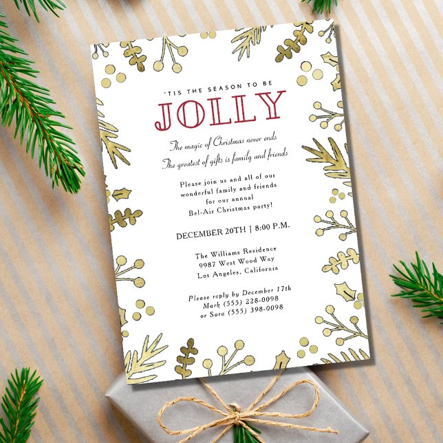 Weihnachtsfeier Einladung (Christmas Holiday Party Invite)