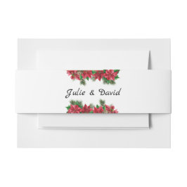 Weihnachtsfeier Einladung Bauchband Einladungsbanderole