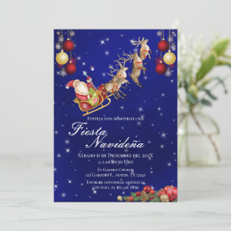 Weihnachtsfeier-Einladung Posada Navideña Einladung