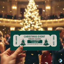 Weihnachtsfeier, Festkonzert Eintrittskarte