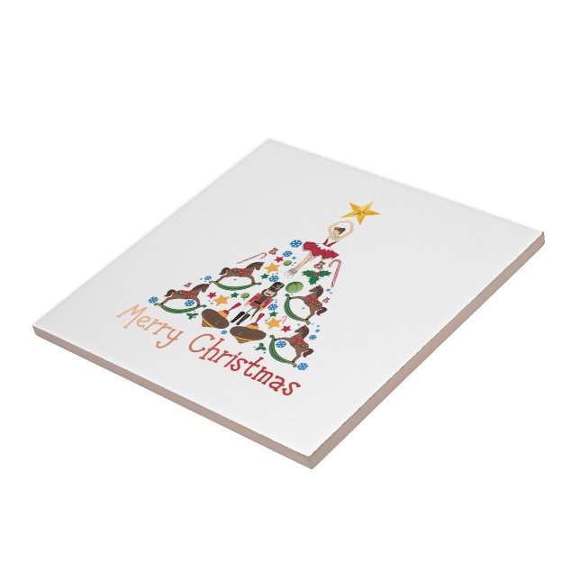 Weihnachtsfeier Fliese (Seite)