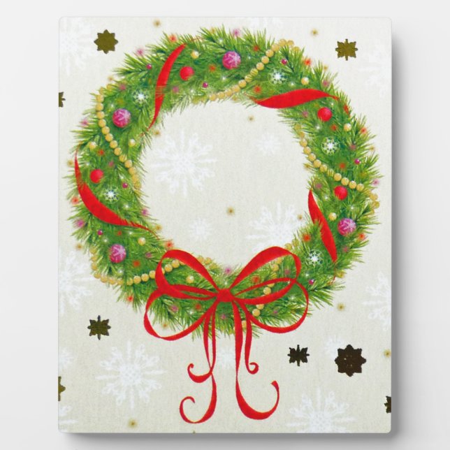 Weihnachtsfeier Fotoplatte (Vorderseite)