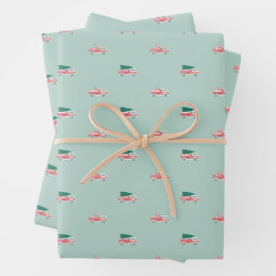 Weihnachtsfeier für Motor Geschenkpapier Set