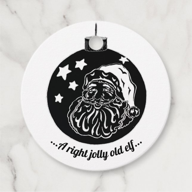 Weihnachtsfeier Geschenkanhänger (Vorderseite)