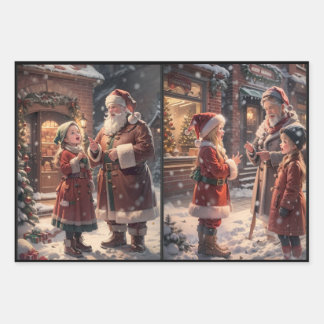 Weihnachtsfeier Geschenkpapier Set