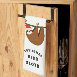 Weihnachtsfeier Geschirrtuch