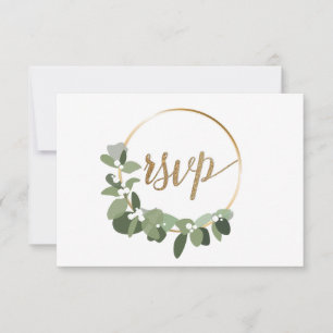 Weihnachtsfeier Gold UAWG kein Mailing RSVP Karte