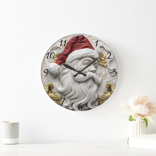 Weihnachtsfeier Große Wanduhr (Zuhause)