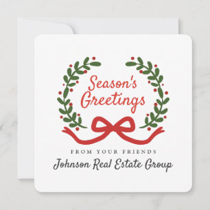 Weihnachtsfeier Holiday Greetings Feiertagskarte