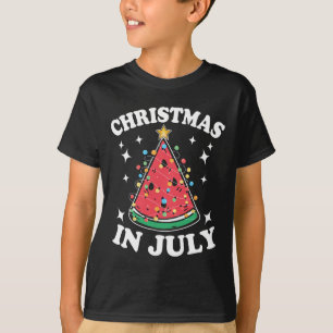 Weihnachtsfeier im Juli Wassermelonen-Weihnachtsba T-Shirt
