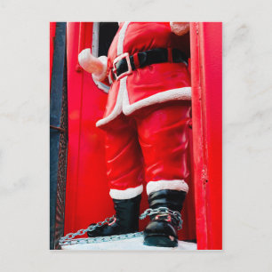 Weihnachtsfeier in Schwierigkeiten? Feiertagspostkarte