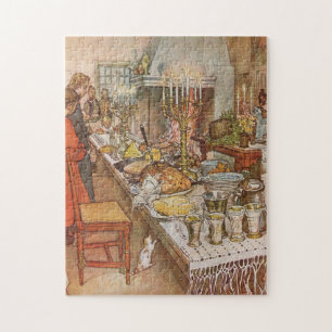 Weihnachtsfeier Julaftonen von Carl Larsson