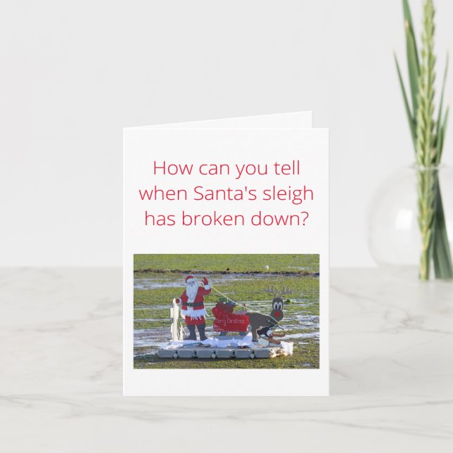 Weihnachtsfeier Karte (Vorderseite)