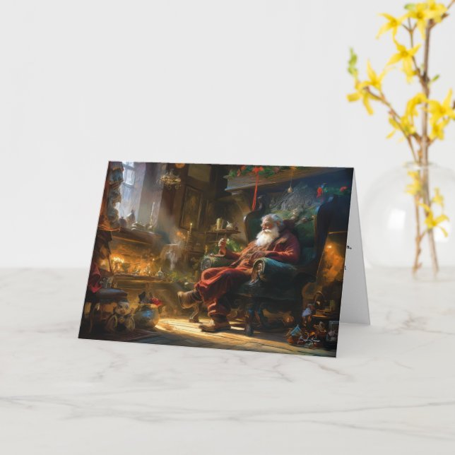 Weihnachtsfeier Karte (Gelbe Blume)