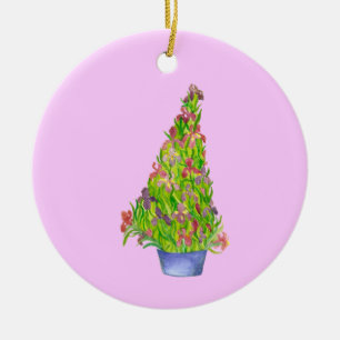 Weihnachtsfeier Keramik Ornament